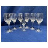 Wine Glasses and Small Cordial Glass