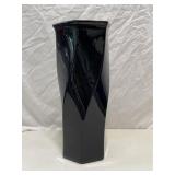 Napcoware Black Twisted Vase