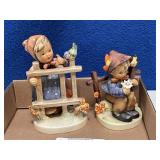 2 Hummel Porcelain Figurines