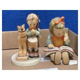 2 Hummel Porcelain Figurines