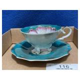 Floral Cup And Saucer