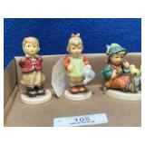 3 Hummel Porcelain Figurines