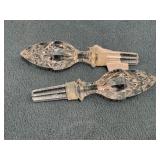 2 Waterford Crystal Wine Bottle Stoppers