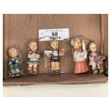 5 Hummel Figurine Ornaments