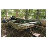Lowe Line 14' John Boat & Trailer