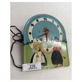 Vintage Dutch Children Electric Clock