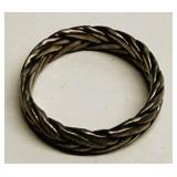 Braided Sterling Silver Band Ring