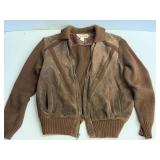 Leonardo Fini Suede Knit Jacket