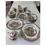 Johnson Bros Historic America Dinnerware Lot