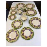 Jay Willfred Grape Pattern Dinnerware