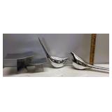 Modern Chrome Bird Dï¿½cor Group
