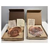 Creative World Copper Collector Plates