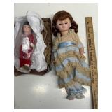 Vintage Doll Pair with Boxed Doll