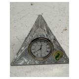 Waterford Crystal Pyramid Clock