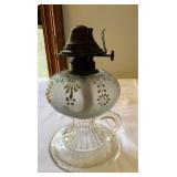 Painted Finger Oil Lamp Base