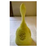 Artist Signed Fenton Art Glass Bell
