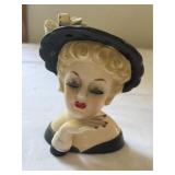 Vintage Inarco Lady Head Vase