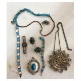 Silver & Turquoise Pieces