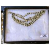 Large Vintage Necklace in Case