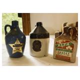 3 UHL Miniature Advertising Jugs