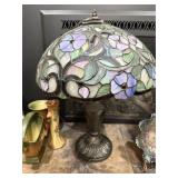Contemporary Leaded Glass Table Lamp