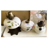 3 Oil Lamp Glass Fonts
