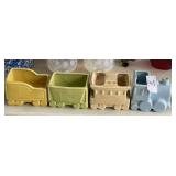 USA Pottery Train Planter