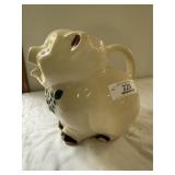 Shawnee Smiley Pig Pottery Pitcher