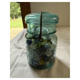 #4 Ball Jar of Marbles