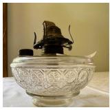 #405 Glass Oil Lamp Font
