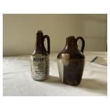 2 UHL Miniature Advertising Jugs