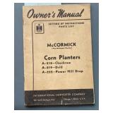 IH McCormick Corn Planters Owners Manual