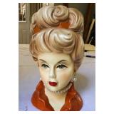 Rubens Original Japanese Lady Head Vase