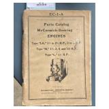 IH McCormick Deering Engines Catalog
