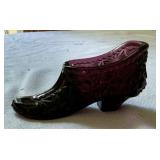 Westmorland Art Glass Shoe