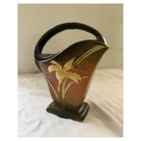 Roseville Art Pottery Handled Basket