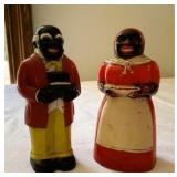 Pair of F & F Hard Plastic Shakers