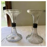 Pair of Antique Glass Shelf Risers