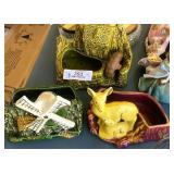 3 Vintage Shawnee Pottery Planters