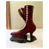 Large Ceramic Shoe Figure