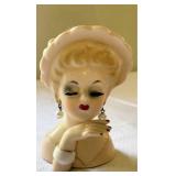 Vintage Inarco Lady Head Vase