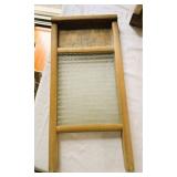Columbus Washboard Co. Glass Washboard