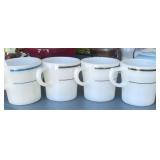 Set of 4 Vintage Corning Cups
