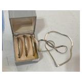 .925 Silver Bracelets & Necklace