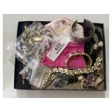 Flat of Miscellaneous Costume Jewelry