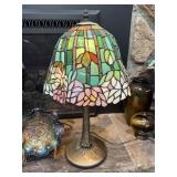 Contemporary Leaded Glass Table Lamp