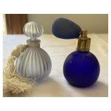 2 Vintage Perfume Bottles