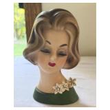 Vintage Napcoware Lady Head Vase