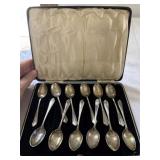 Boxed Set of 12 Sterling Spoons