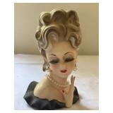 Vintage Inarco Lady Head Vase